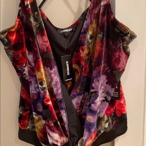 Express Velvet Body Suit